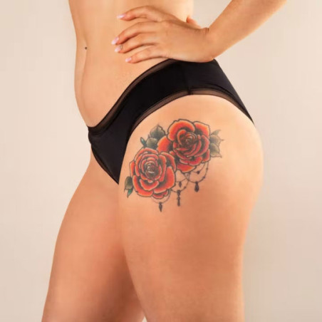 Culotte Menstruelle Louise noire - Culotte Menstruelle Louise noire -