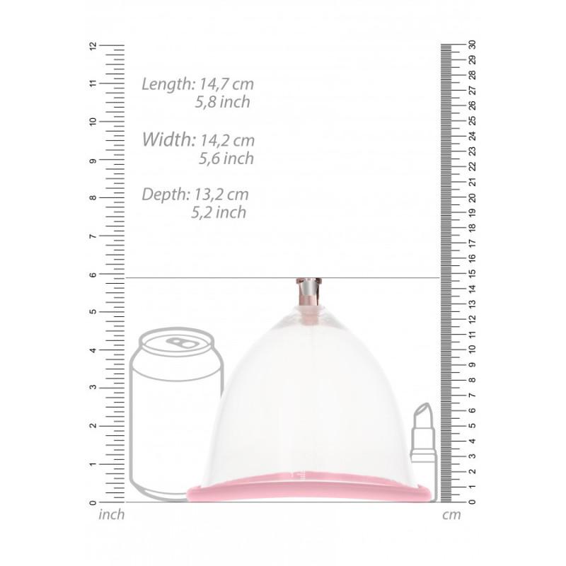 Pompe à seins LARGE - Rose Gold - Pompes à seins pour travesti