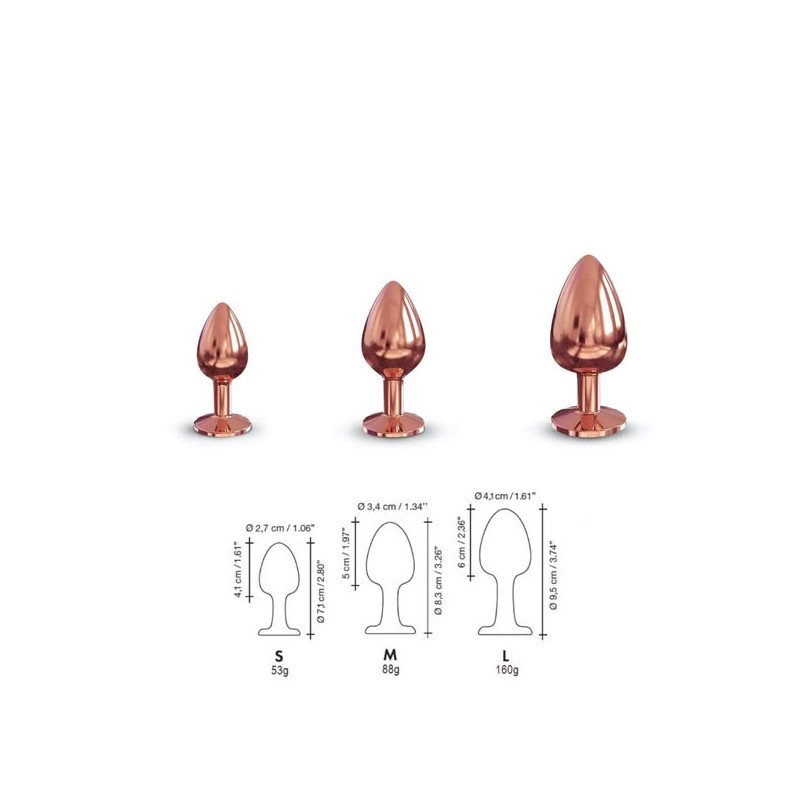 Plug Anal Bijoux Diamond S - Plugs bijoux pour travestis